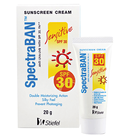 SpectraBAN, SpectraBAN Sensitive SPF30 Anti-UVA UVB PA++, ครีมกันแดดหน้า